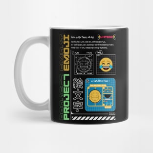 Emoticon Face with Tears of Joy Mug